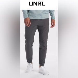 UNRL Performance Pant, size XL, graphite, adjustable drawcord, pockets